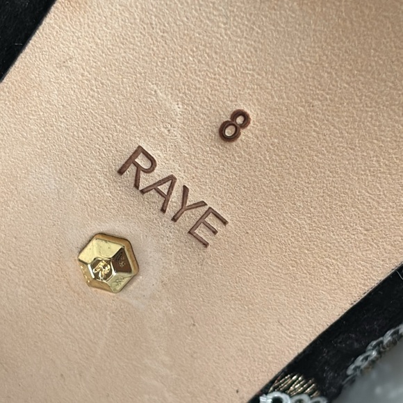 Raye Logan Mule in Black Brocade and Dust Bag - Picture 11 of 15